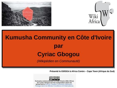 Kumusha Community Pour La Côte D Ivoire Wiki Africa Ppt