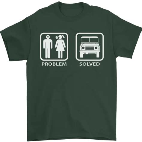 4X4 PROBLÈME RÉSOLU Off Construction de Routes Route T Shirt 100 Coton