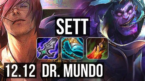 Sett Vs Dr Mundo Top 1200 Legendary Euw Master 1212 Youtube