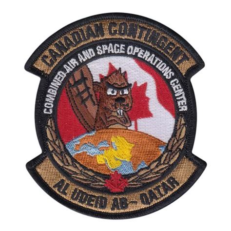 Aoc Canadian Contingent Patch Th Air Operations Center Patches