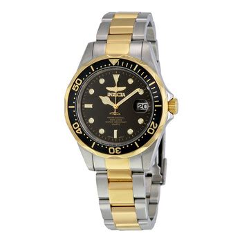 Invicta Pro Diver Automatic Black Dial Two Tone Men S Watch 8927C