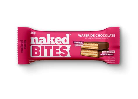 Naked Nuts Naked Bites Wafer Chocolate Ao Leite Pre O Rappi