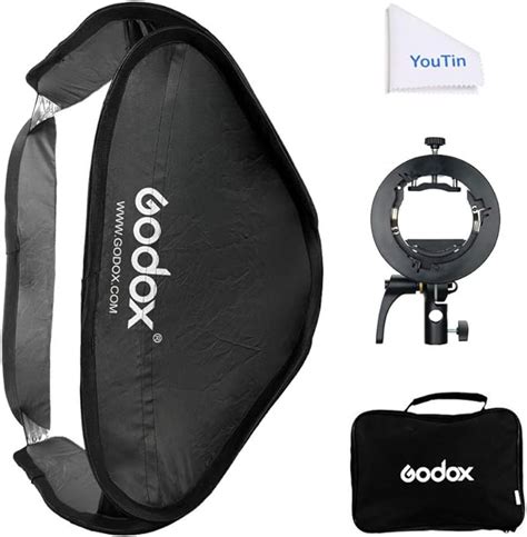 Amazon Godox 32x32inch 80x80cm Foldable Softbox With Godox S2 S