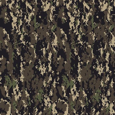 Camuflaje patrón sin costuras camuflaje digital fondo vector de