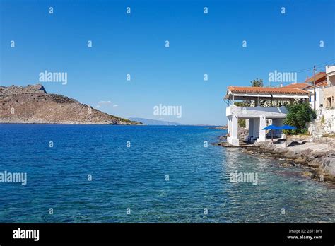 Town Perdika Aegina Island Greece Banque De Photographies Et Dimages