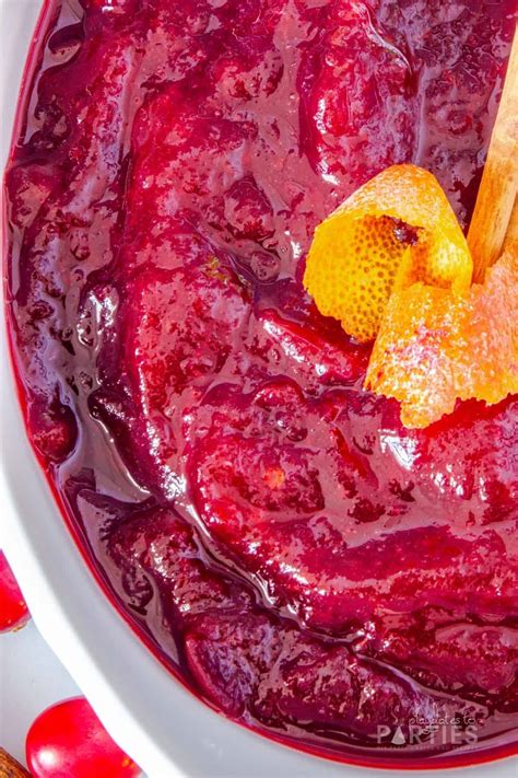 Easy Homemade Cranberry Sauce with Orange Juice