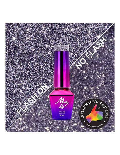 Hybridlakk MollyLac Flashing Lights Instant Crush 5 Ml Nr 568