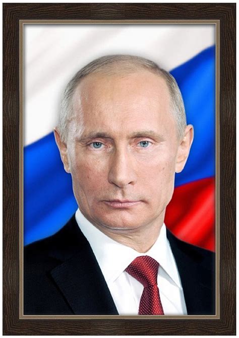портрет путина на фоне флага — купить по низкой цене на Яндекс Маркете