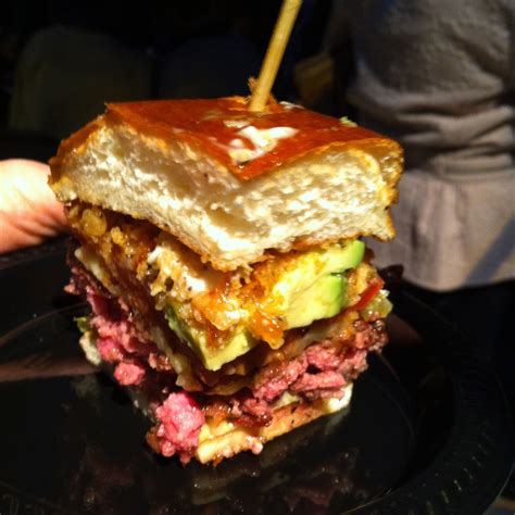 The Cortland Street Burger at Cortland's Garage in Chicago, Illinois