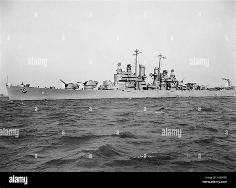 USS Montpelier (CL-57) in Dec 1942 Stock Photo - Alamy