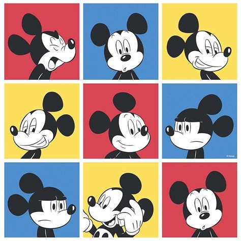 Galerie Offizielles Disney Micky Maus Pop Art Muster Cartoon Kinder