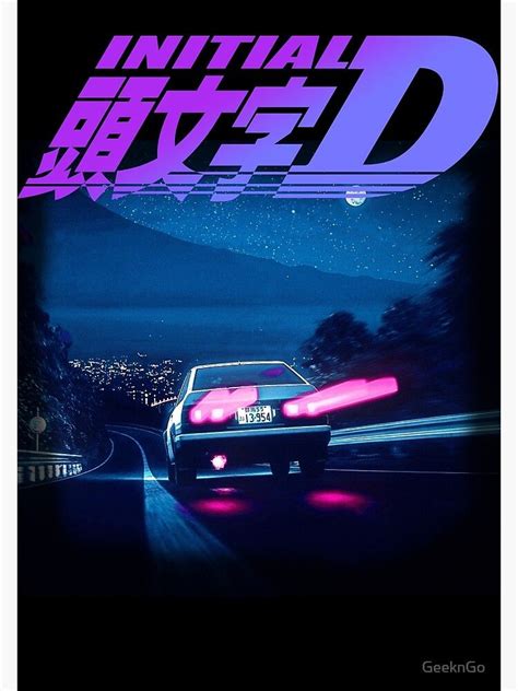 Initial D Neon Ae86 Poster For Sale By Geekngo Initial D Jdm