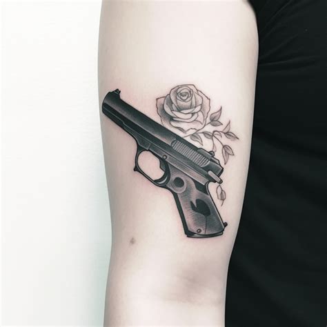 53 Pistol Tattoo Ideas - TattooClue.com