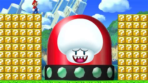 Can Mario Press The Ultimate Ghost Mushroom Jump Over Item Blocks