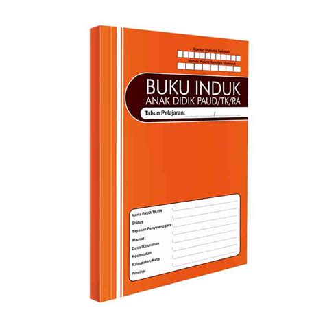 Buku Induk Anak Didik Paud Tk Ra Siplah Intanonline