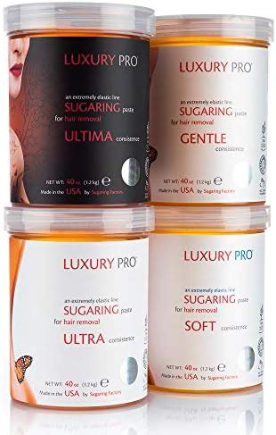 Sugaring Paste Luxury Pro Organic Hair Removal Set Of Pro Four