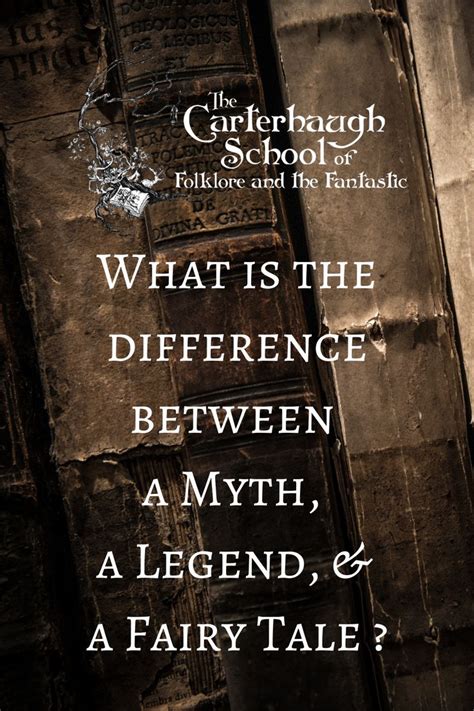 What's the Difference Between a Myth, Legend, and Fairy Tale?