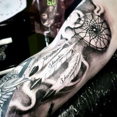 100 Dreamcatcher Tattoos For Men Divine Design Ideas Dream Catcher