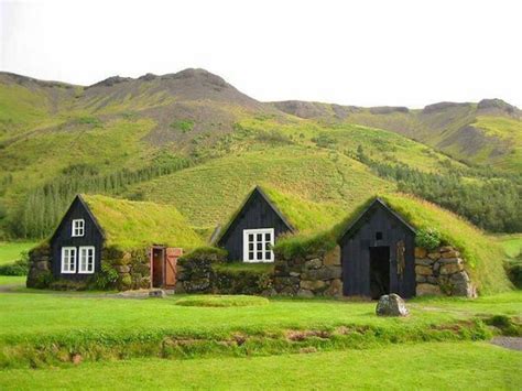 The Fairy Houses Of Faroe Islands The Ancient Turf Roof Dwellings On The Rainy Island Are Just