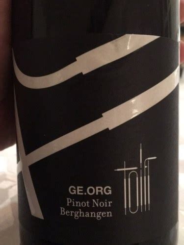 Georg Toifl Berghangen Pinot Noir Vivino Australia