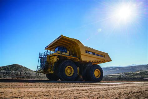 Komatsu S Largest Haul Truck Ever The 980E 4 Is Introduced To North