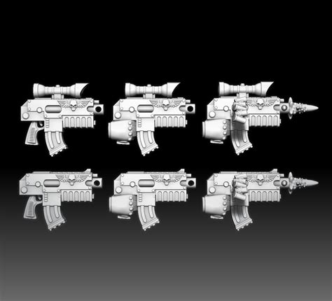 Free 3d File Space Marine Bolters 🛰 ・3d Printer Model To Download・cults