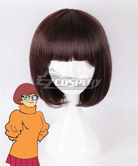 Scooby Doo Velma Dinkley Brown Cosplay Wig