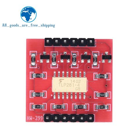 10PCS TZT TLP281 4 CH 4 Channel Opto Isolator IC Module For Arduino