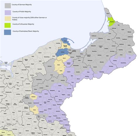 Ethnic Map of Eastern Prussia by JJohnson1701 on DeviantArt