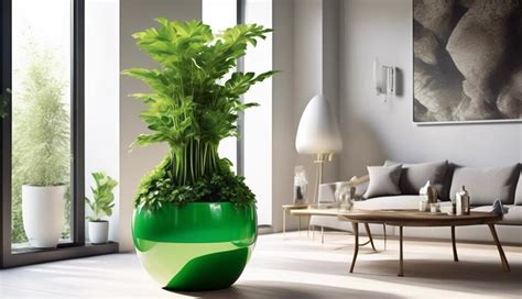 Large Resin Indoor Self Watering Plant Pots Grobal World