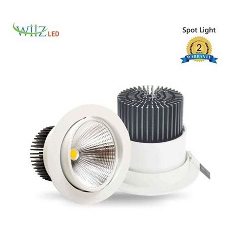 Wiiz Round W Cob Light Wh Nw Ww Model Name Number Led Spotlights