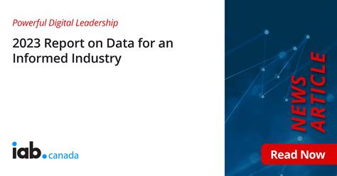 2023 Report On Data For An Informed Industry IAB Canada