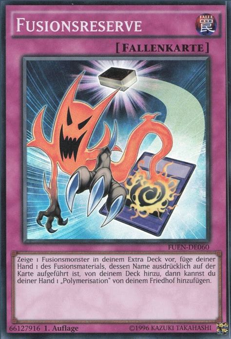 Recollectibles Sammelkarte Yugioh Karte Fusionsreserve Deutsch Yu Gi