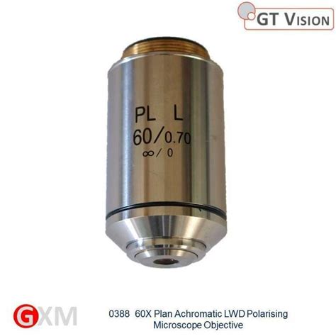 X Plan Achromatic Lwd Polarising Microscope Objective Gxm Gt