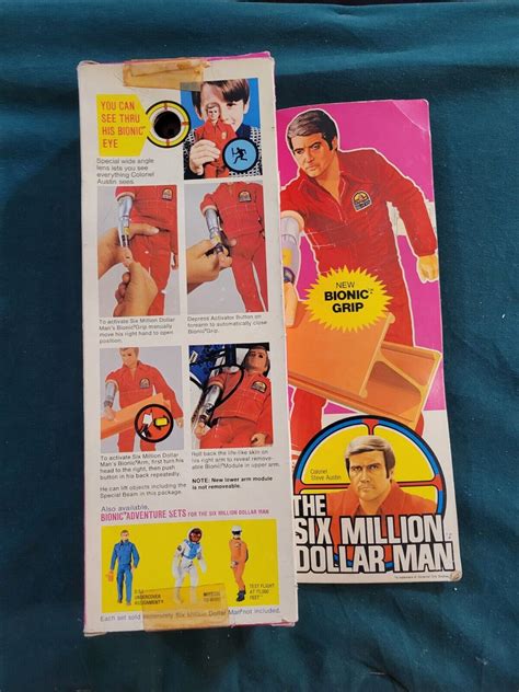 Kenner Six Million Dollar Man Bionic Man With Bionic Grip Viking