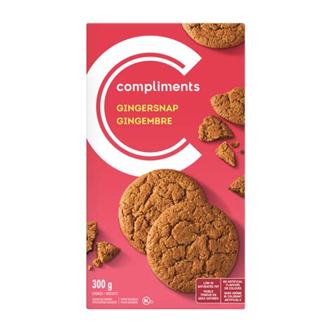 Biscuits Au Gingembre 300 G Compliments Ca