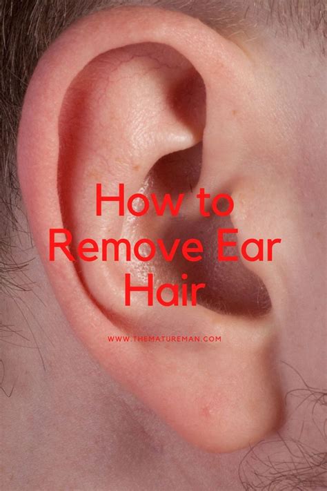 Ear Hair Removal For Men Ear Hair Removal Ear Hair Hair Removal For Men