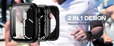 Amazon 2 In 1 Goton Waterproof Case For Apple Watch Series 6 5 4