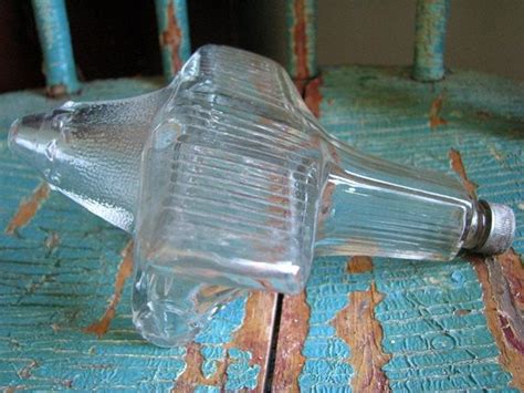 Vintage Glass Airplane Bottle By Greenplanetsisters On Etsy 7 00 Etsy Vintage Glass