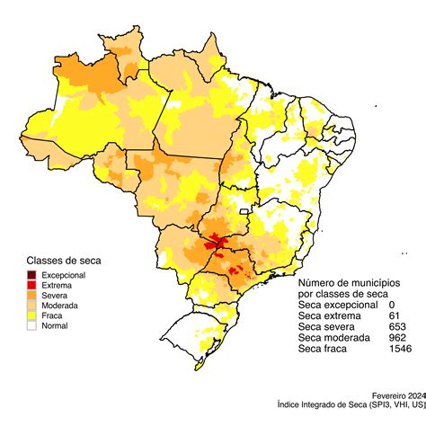 Monitoramento De Secas E Impactos No Brasil Fevereiro 2024 — Centro