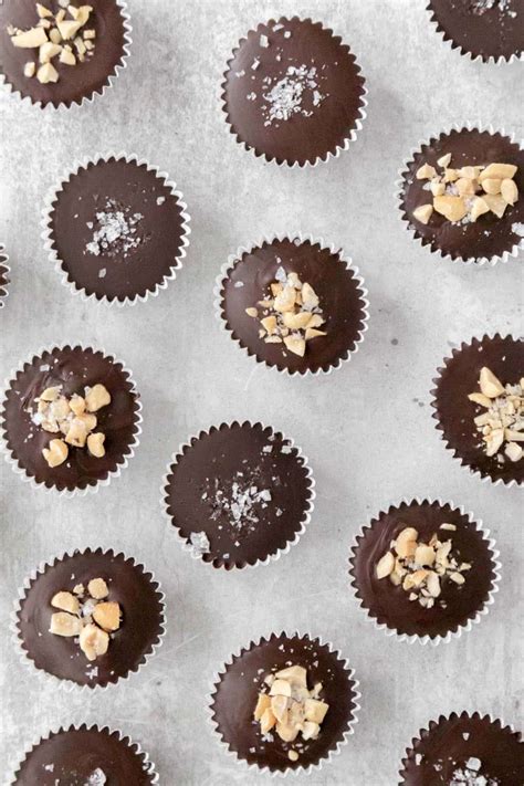 Homemade Chocolate Peanut Butter Cups | The Real Food Geek