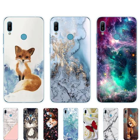 For Huawei Y6 2019 Case Y6 Prime 2019 Silicone Tpu Cover Soft Phone