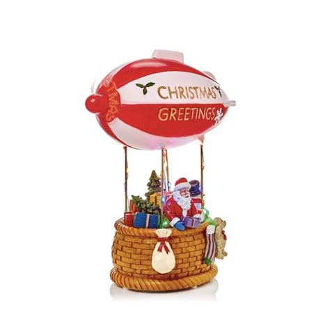 Lit Animated Christmas Hot Air Balloon Balloons Animated Christmas