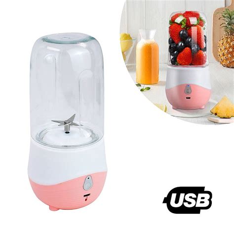 Mini Liquidificador Portátil Shake Suco Juice Cup Mixer USB 300ml