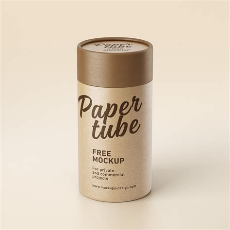 Free Paper Tube Mockup On Behance