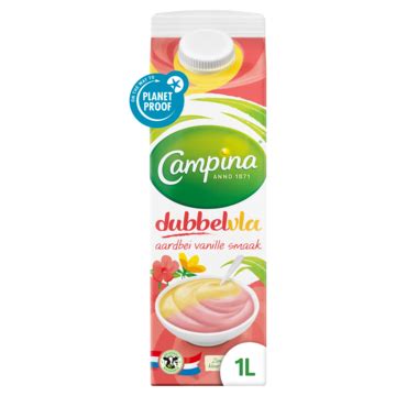 Campina Dubbelvla Chocolade Vanille 1L Bestellen Zuivel Eieren