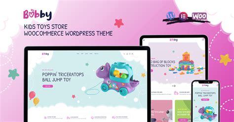 Bobby - Kids Toys Store WooCommerce WordPress Theme