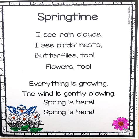 It’s time to bring in fresh and fun lessons with these Spring poems for ...