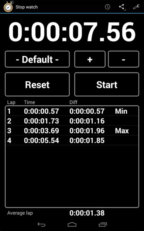 Simple Stop Watch Timer Apk Android