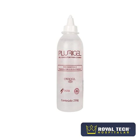 GEL ULTRASSOM PLURIGEL 250G 1FRASCO CARBOGEL Royal Tech Hospitalar